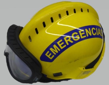 Rettungsdienst Altea (ES) - Helm für die RTW-Besatzung, Foto: Björn Lüssenheide, 2017